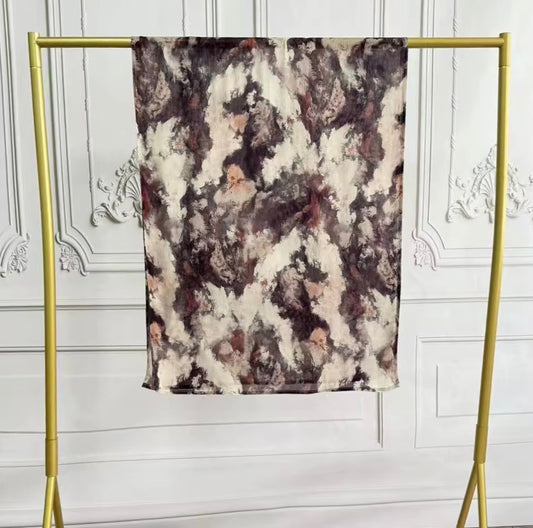 Marble Brown Printed Modal