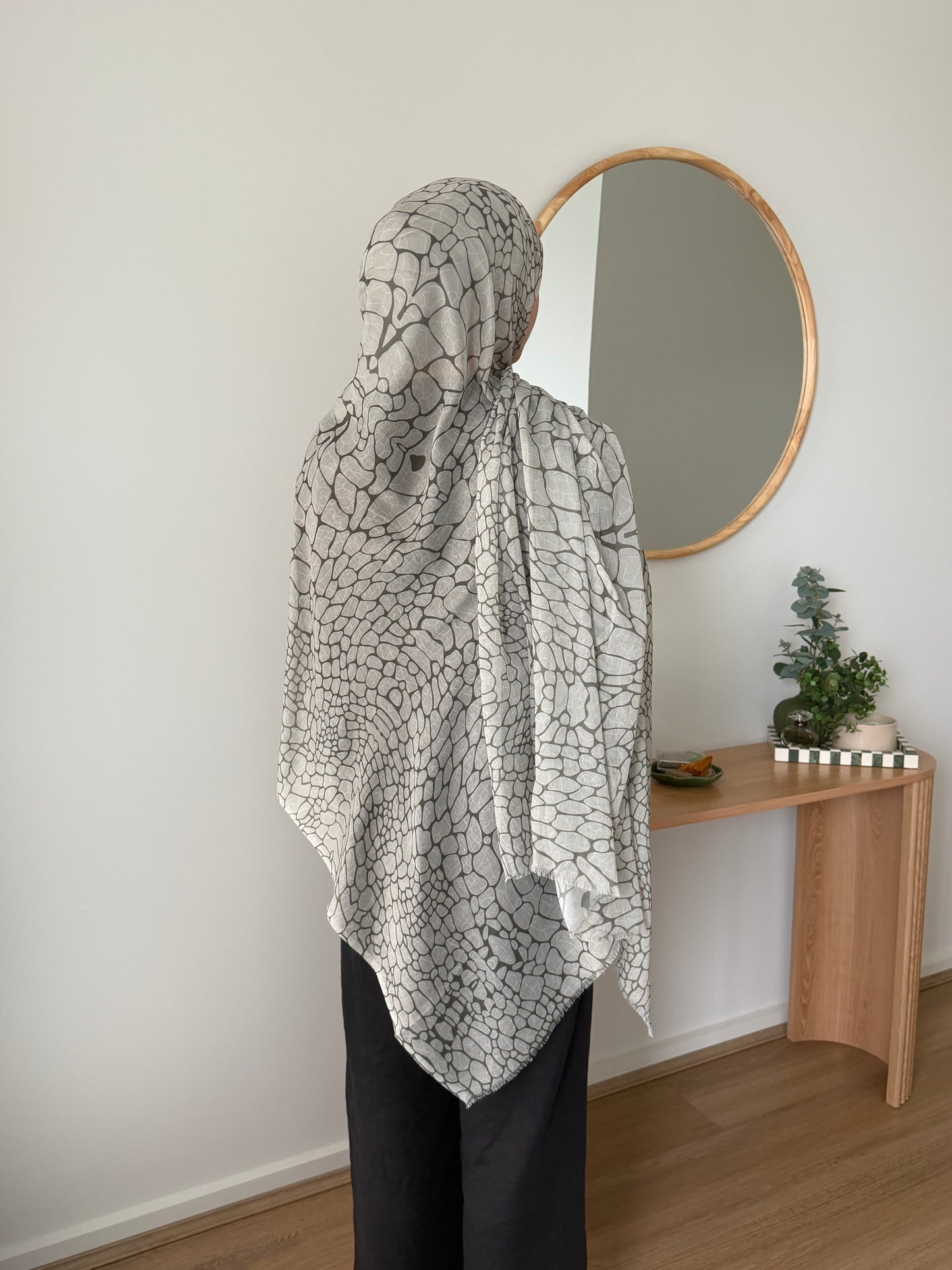 Pistachio Crocodile Hijab