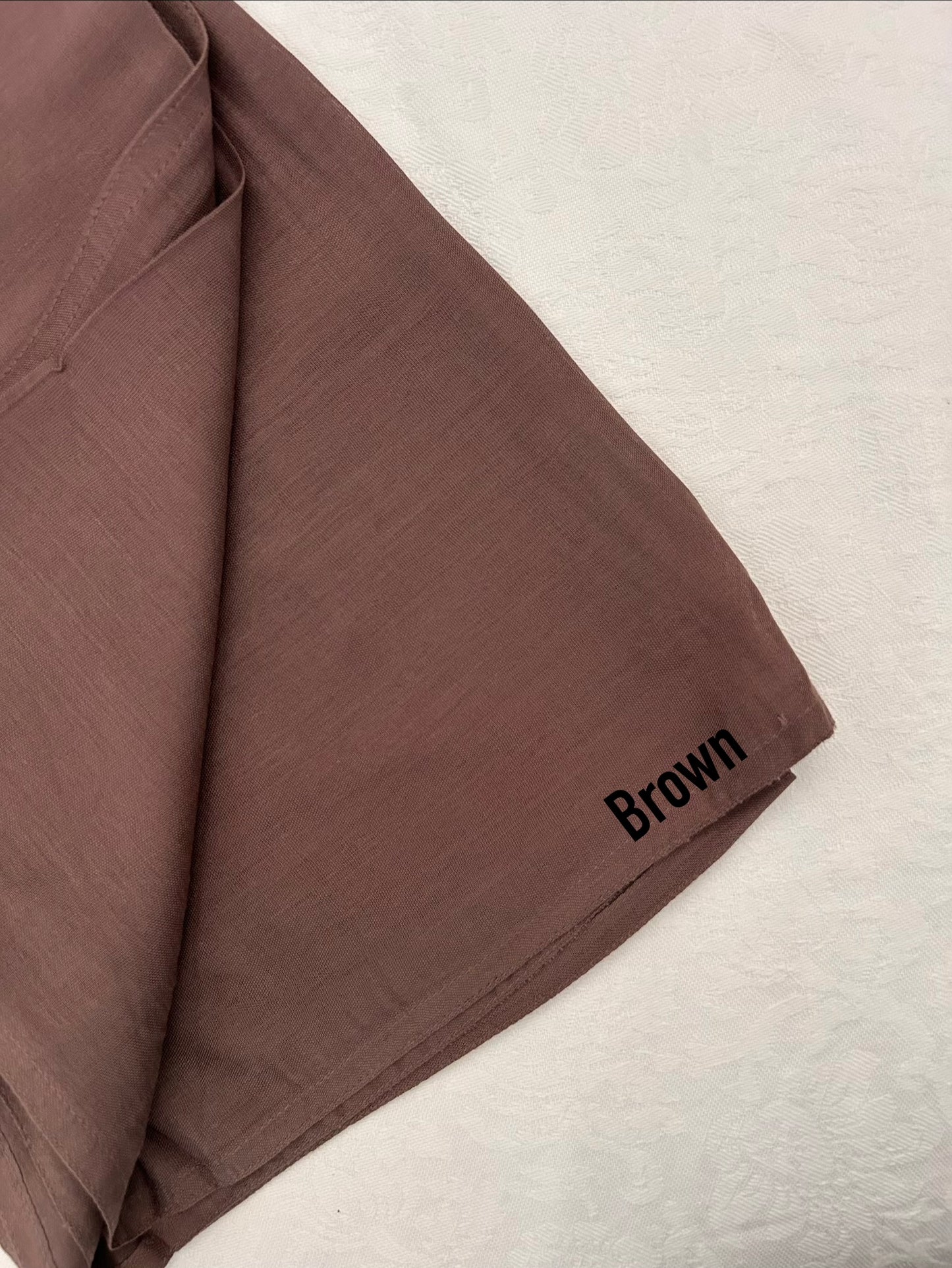 Brown Double Stitch Modal