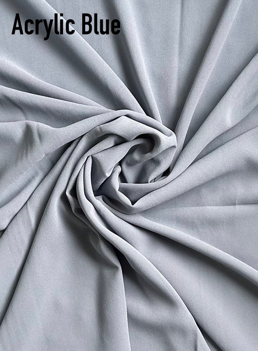 Acrylic Blue Chiffon