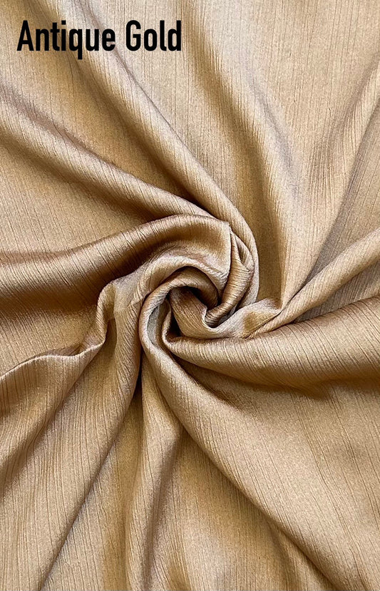 Antique Gold Sheer Lush Silk