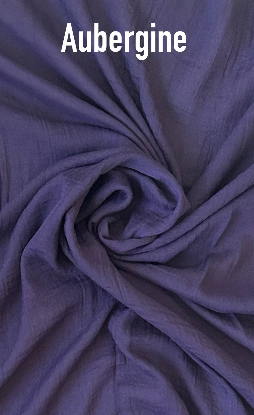 Aubergine Cotton Blend