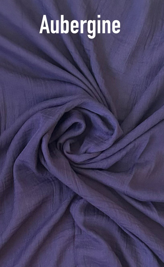 Aubergine Cotton Blend
