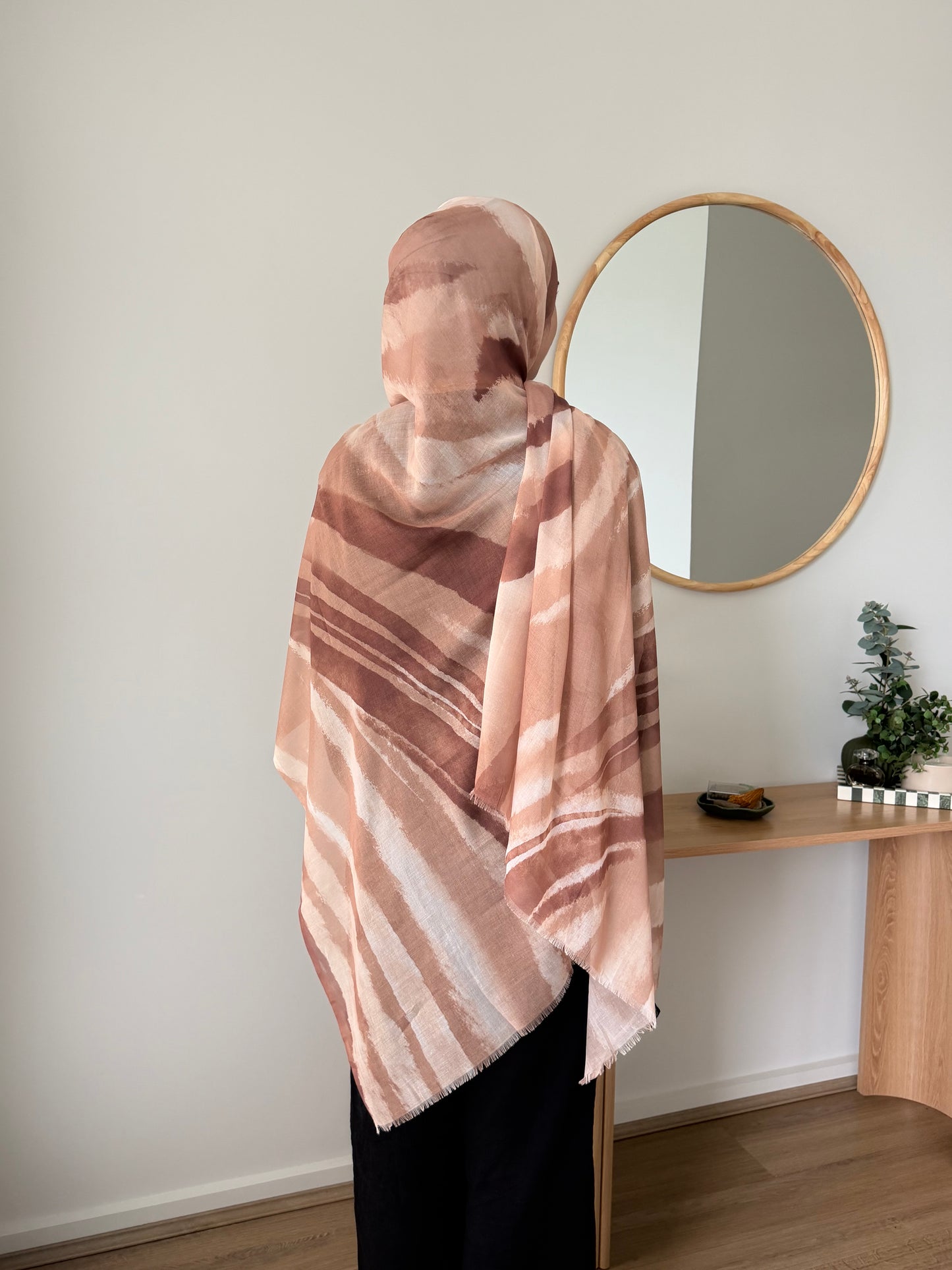 Peach Sediment Hijab