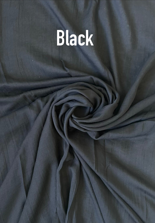Black Cotton Blend