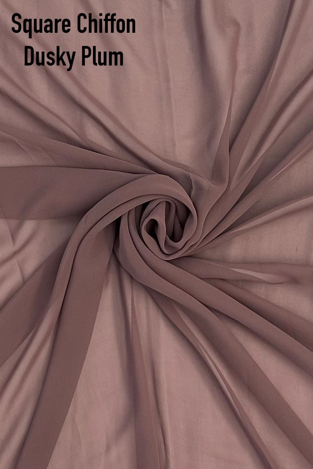 Dusky Plum Square Hijab