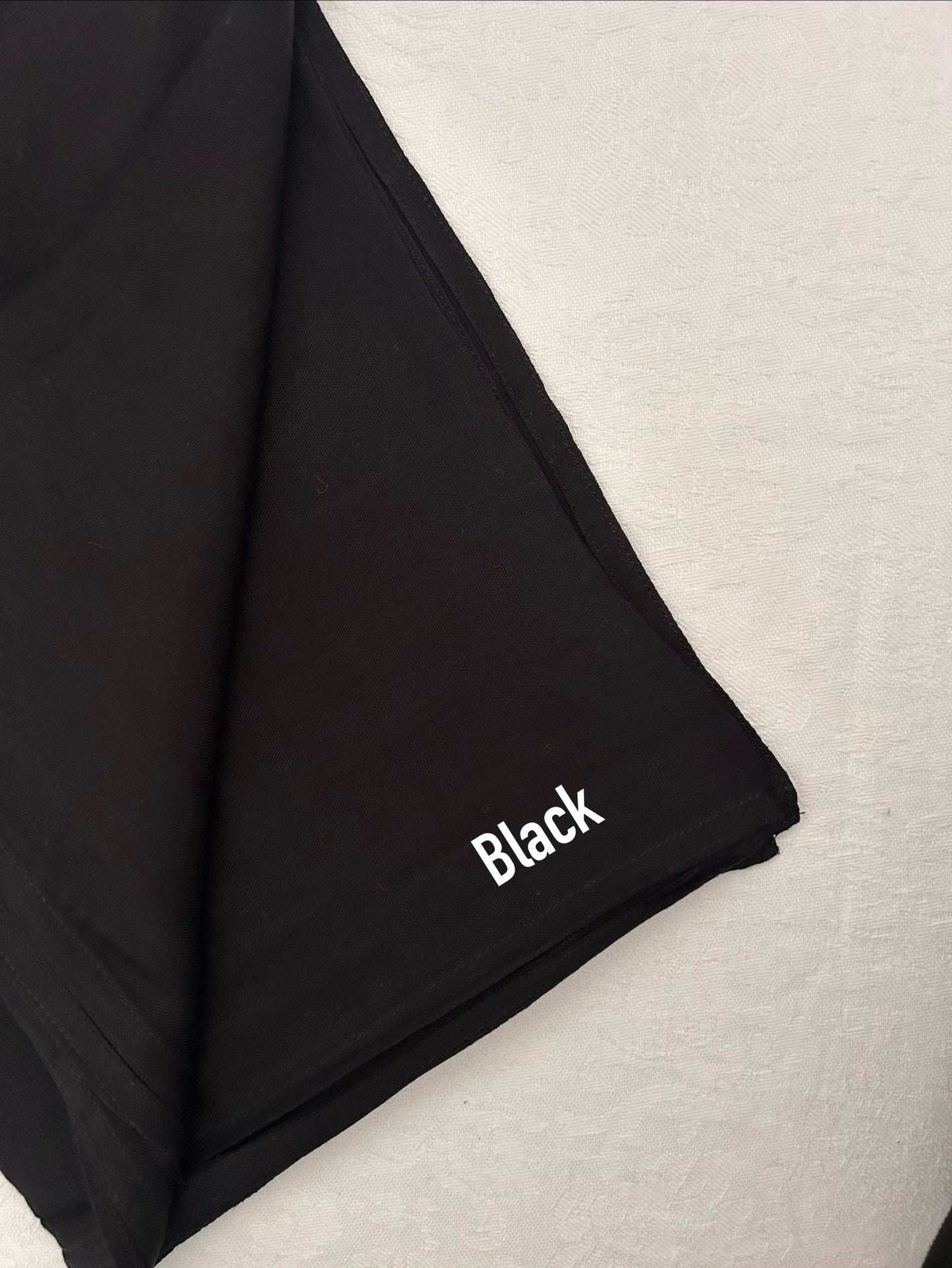 Black Double Stitch Modal