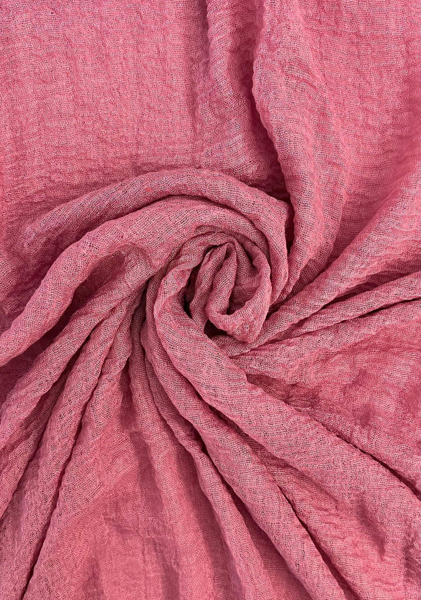 Pink Crimp Scarf