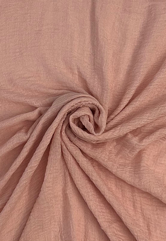 Blush Pink Crimp Scarf