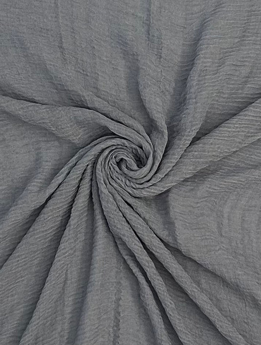 Light Blue Crimp Scarf