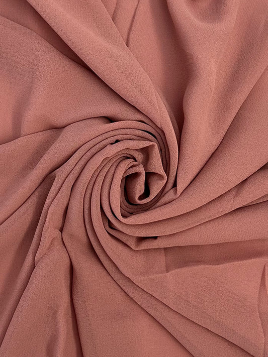 Dusky Pink Chiffon