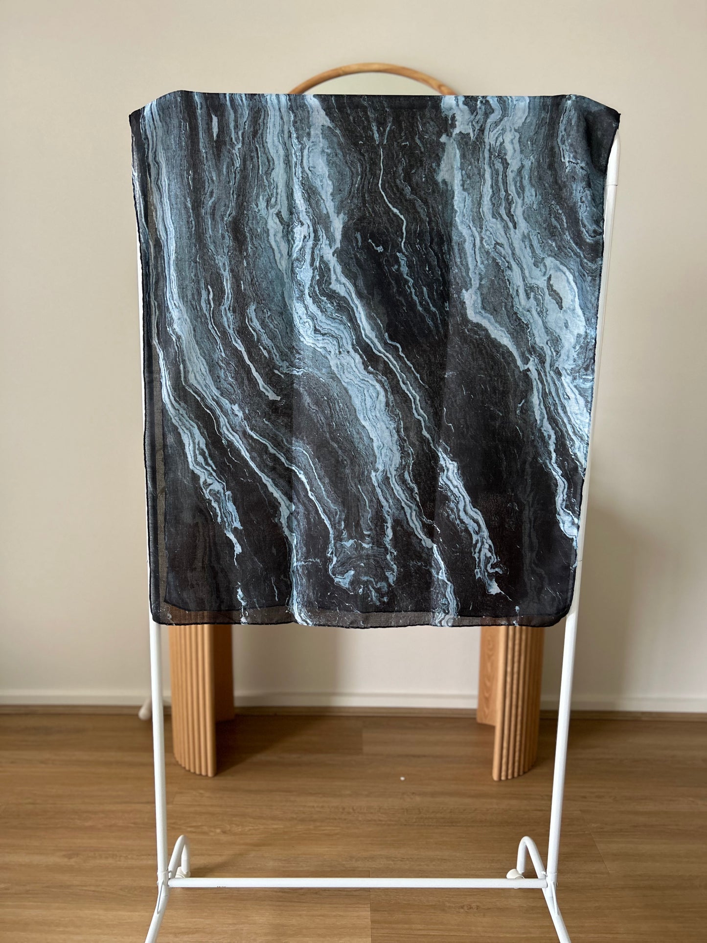 Dark Watercolour Polyester