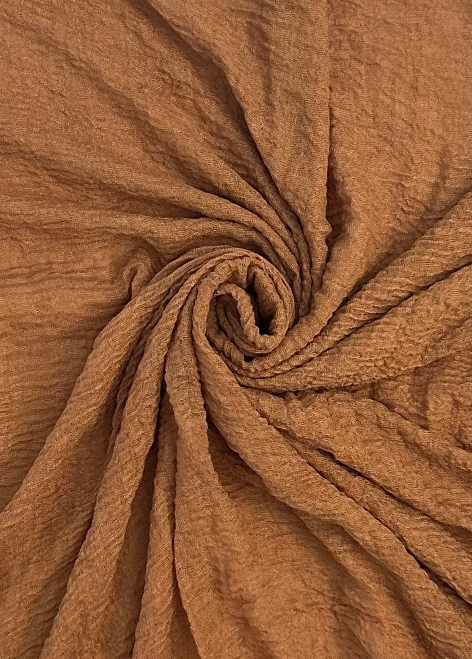 Caramel Crimp Scarf