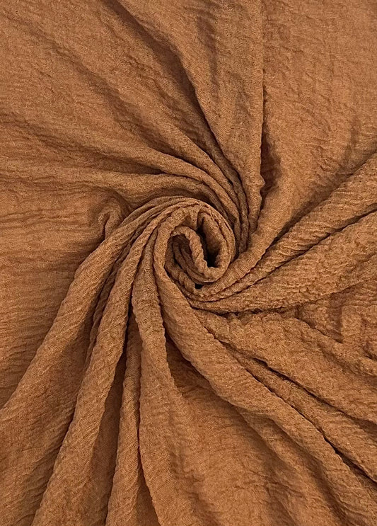 Caramel Crimp Scarf