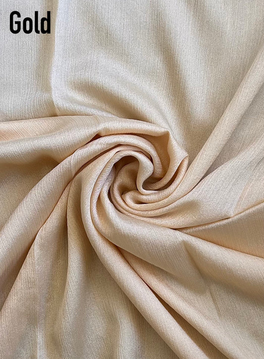 Gold Sheer Lush Silk Hijab
