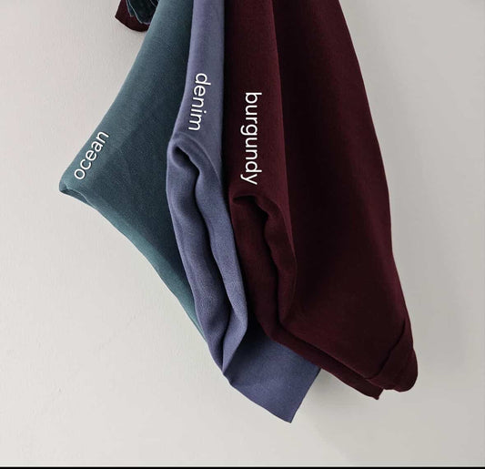 Burgundy Double Stitch Modal