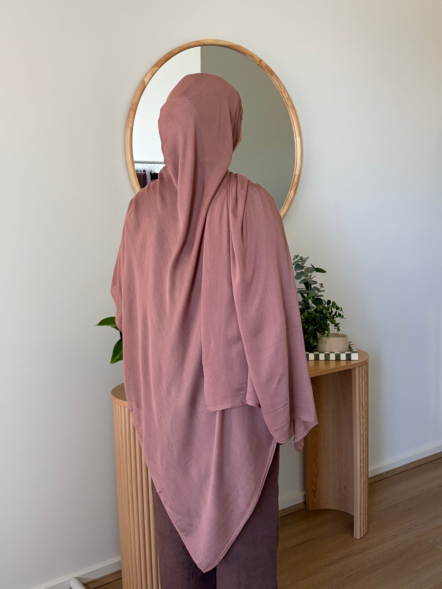 Chocolate Double Stitch Modal