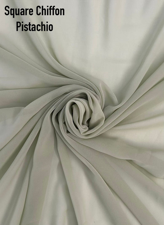 Pistachio Square Hijab